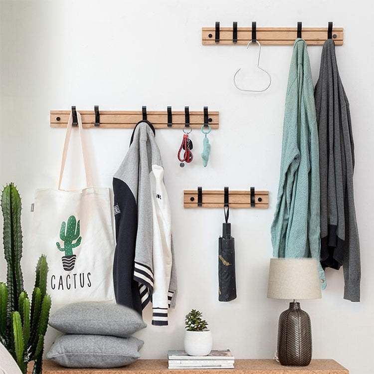 Fashion Wooden Free Punching Hook Coat Rack Hanger Hook for Bedroom Living Room or Wardrobe, Size:3 Hooks - Shelf & Hooks by PMC Jewellery | Online Shopping South Africa | PMC Jewellery | Buy Now Pay Later Mobicred