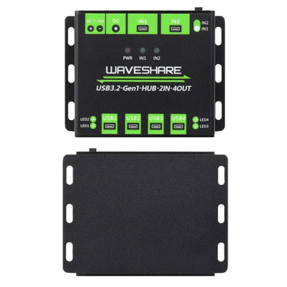 Waveshare 23929 USB HUB, Extending 4 X USB 3.2 Ports, Switchable Dual Hosts, Multi Protections - USB 3.0 HUB by Waveshare | Online Shopping South Africa | PMC Jewellery | Buy Now Pay Later Mobicred