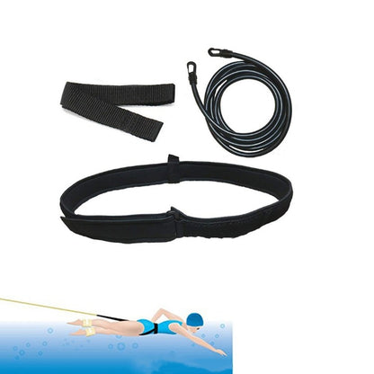 Swimming Resistance Strength Training Equipment Elastic Rope Swimming Equipment, Size:10 x 6 x 2m(Black) - Water Fun & Sand Toys by PMC Jewellery | Online Shopping South Africa | PMC Jewellery | Buy Now Pay Later Mobicred