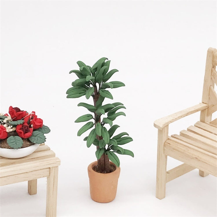 1:12 Mini Doll House Furniture Scene Decoration Plant Potted Brazilian Wood Model - Pretend Play Toys by PMC Jewellery | Online Shopping South Africa | PMC Jewellery