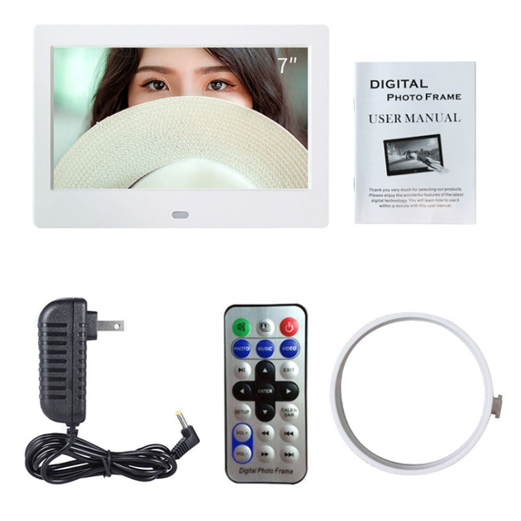 DPF-706 7 inch Digital Photo Frame LED Wall Mounted Advertising Machine, Plug:AU Plug(Black) - 1.5-7.0 inch by PMC TechLife | Online Shopping South Africa | PMC TechLife | Buy Now Pay Later Mobicred