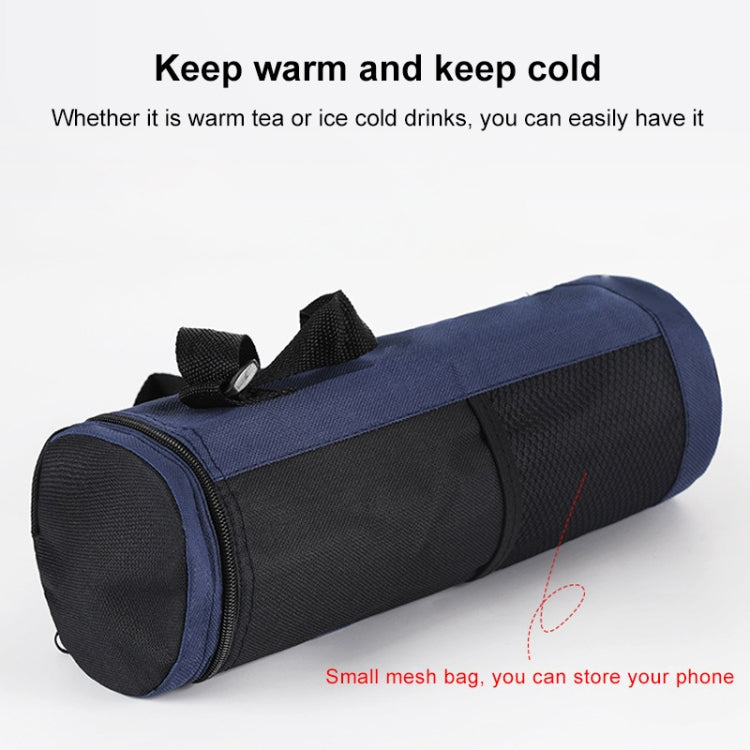 Insulation Pot Cup Set Hot Water Bottle Protective Cover Outdoor Picnic Travel Slung Fresh-keeping Cup Bag, Capacity:1.1 - 2L(Dark Blue) - Kettle Bags by PMC Jewellery | Online Shopping South Africa | PMC Jewellery