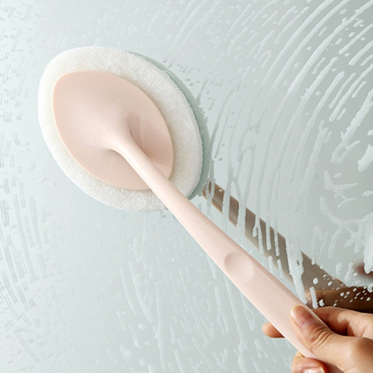 Bathroom Long Handle Cleaning Sponge Brush Floor Tile Decontamination Scouring Pad(White) - Cleaning Tools by PMc TechLife | Online Shopping South Africa | PMc TechLife | Buy Now Pay Later Mobicred