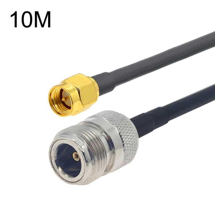 SMA Male to N Female RG58 Coaxial Adapter Cable, Cable Length:10m - Connectors by PMC Jewellery | Online Shopping South Africa | PMC Jewellery | Buy Now Pay Later Mobicred