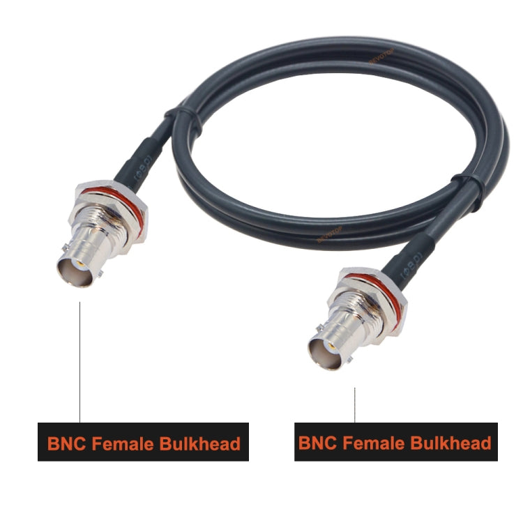 BNC Female To BNC Female RG58 Coaxial Adapter Cable, Cable Length:10m - Connectors by PMC Jewellery | Online Shopping South Africa | PMC Jewellery | Buy Now Pay Later Mobicred