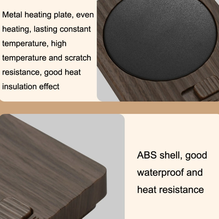 Home USB Constant Temperature Cup Mat Heat Thermos Coaster, Style:Without Adapter(Vintage Brown) - USB Heater by PMC TechLife | Online Shopping South Africa | PMC TechLife | Buy Now Pay Later Mobicred
