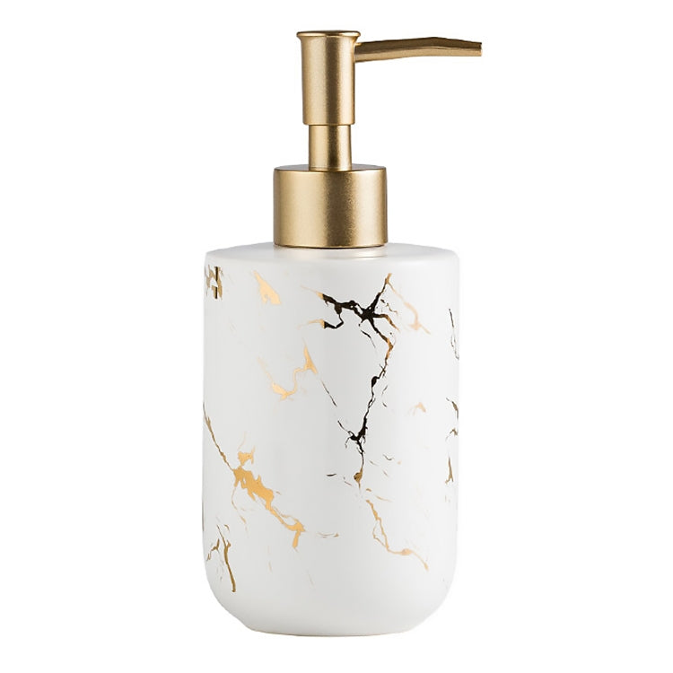 400ML Bathroom Hand Soap Bottle Shower Gel Bottle Ceramic Bottling(White) - free shipping - PMC TechLife - Order now!