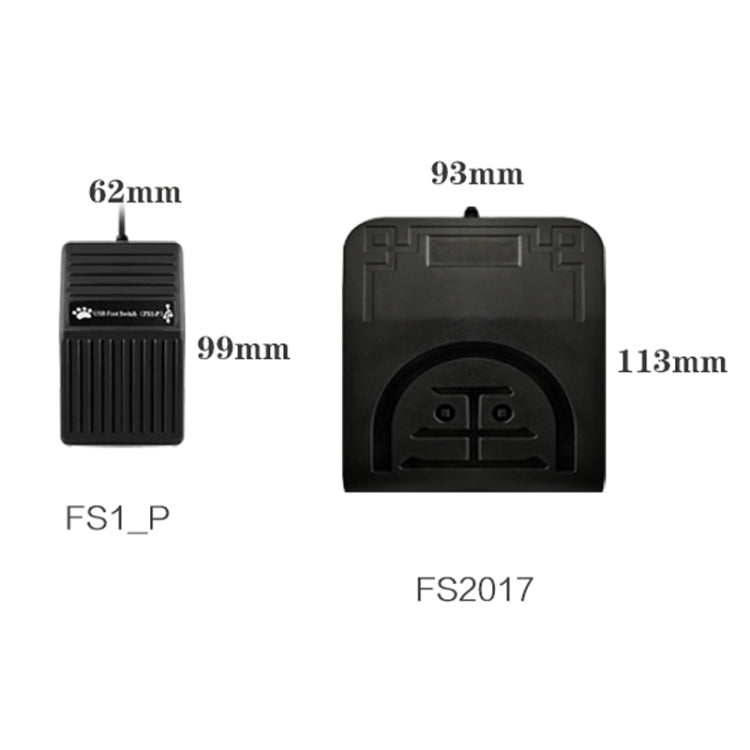 FS2017 Pcsensor USB Foot Pedal Control Switch Keyboard Adapter For Computer(Mute) - Other by PMC Jewellery | Online Shopping South Africa | PMC Jewellery | Buy Now Pay Later Mobicred