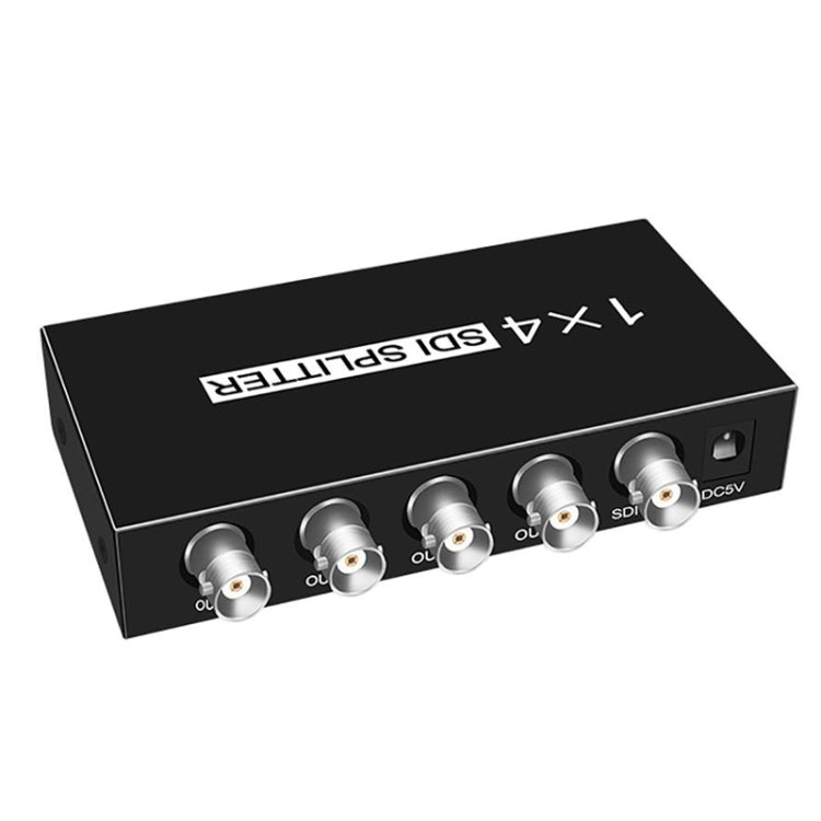 1 In 4 Out SD-SDI / HD-SDI / 3G-SDI Distribution Amplifier Video SDI Splitter(UK Plug) - Splitter by PMC Jewellery | Online Shopping South Africa | PMC Jewellery | Buy Now Pay Later Mobicred