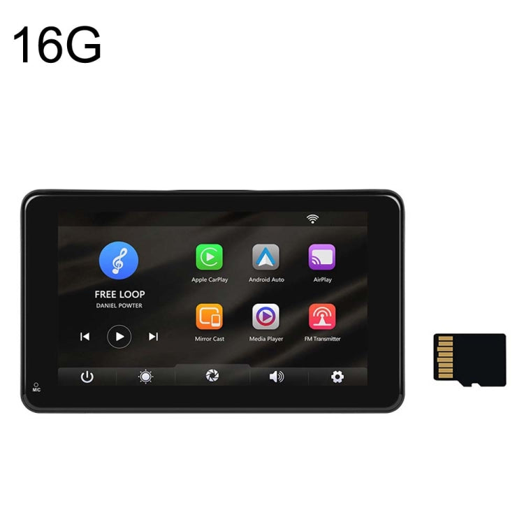 A3135 7 Inch HD Wired Smart Screen With Wireless CarPlay + Android Auto + Android With With 16G Memory Card - Car MP3 & MP4 & MP5 by PMC Jewellery | Online Shopping South Africa | PMC Jewellery | Buy Now Pay Later Mobicred