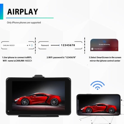 A3135 7 Inch HD Wired Smart Screen With Wireless CarPlay + Android Auto + Android With With 32G Memory Card - Car MP3 & MP4 & MP5 by PMC Jewellery | Online Shopping South Africa | PMC Jewellery | Buy Now Pay Later Mobicred