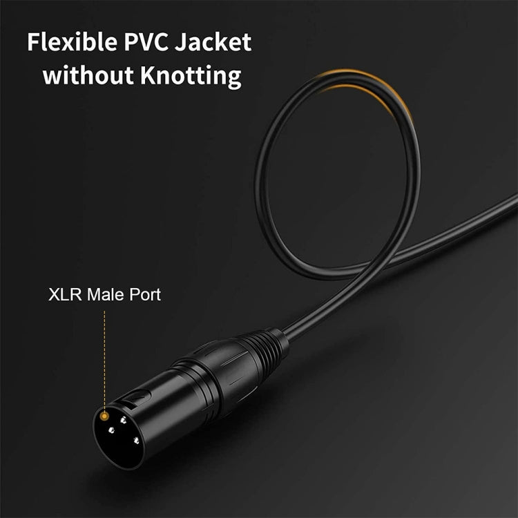 3.5mm To Caron Male Sound Card Microphone Audio Cable, Length:10m - Microphone Audio Cable & Connector by PMC Jewellery | Online Shopping South Africa | PMC Jewellery | Buy Now Pay Later Mobicred