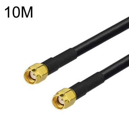 RP-SMA Male To RP-SMA Male RG58 Coaxial Adapter Cable, Cable Length:10m - Connectors by PMC Jewellery | Online Shopping South Africa | PMC Jewellery | Buy Now Pay Later Mobicred