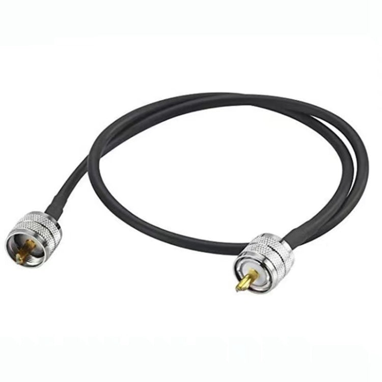 UHF Male To UHF Male RG58 Coaxial Adapter Cable, Cable Length:0.5m - Connectors by PMC Jewellery | Online Shopping South Africa | PMC Jewellery