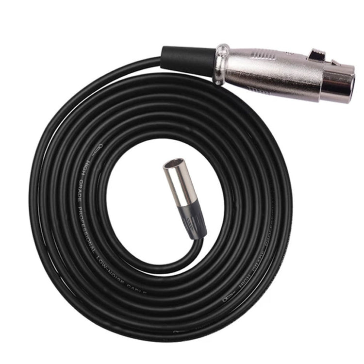 Xlrmini Caron Female To Mini Male Balancing Cable For 48V Sound Card Microphone Audio Cable, Length:5m - Microphone Audio Cable & Connector by PMC Jewellery | Online Shopping South Africa | PMC Jewellery | Buy Now Pay Later Mobicred