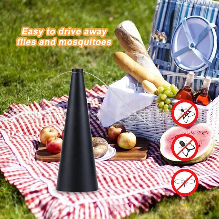 Multifunctional Fan Blade Automatic Fly Catcher Mosquito Repellent Fan, Size: 9x9x25cm (Gold) - Other by PMC TechLife | Online Shopping South Africa | PMC TechLife | Buy Now Pay Later Mobicred