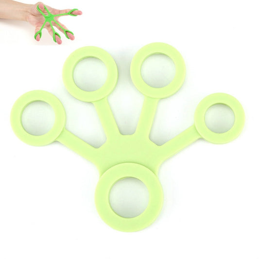 Silicone Finger Trainer Device Fan-shaped Pull Ring(Light Green) - Fitness Equipments by PMC Jewellery | Online Shopping South Africa | PMC Jewellery | Buy Now Pay Later Mobicred