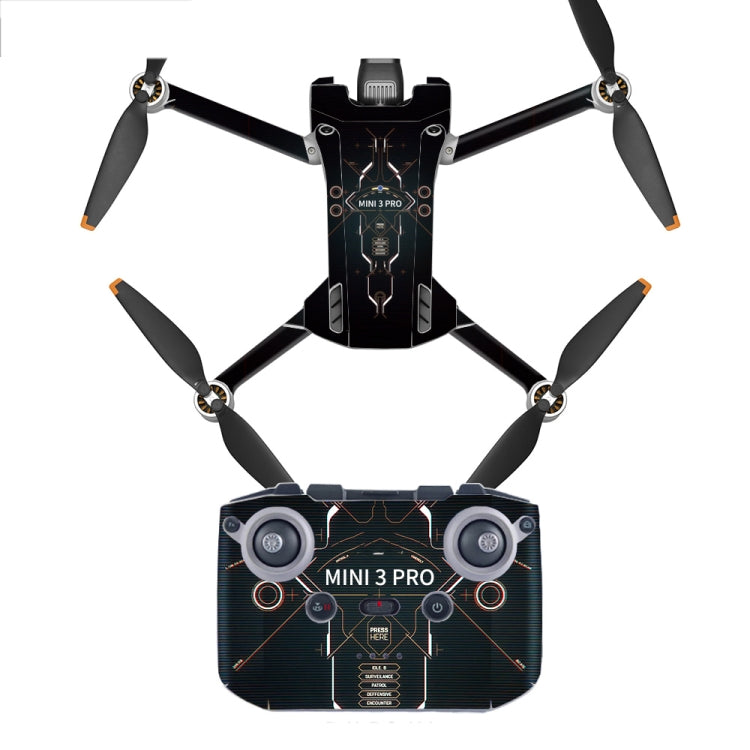 Full Surround Style Waterproof  Sticker For DJI Mini 3 Pro RC-N1 Ordinary Version(Mn3-01) -  by PMC Jewellery | Online Shopping South Africa | PMC Jewellery | Buy Now Pay Later Mobicred