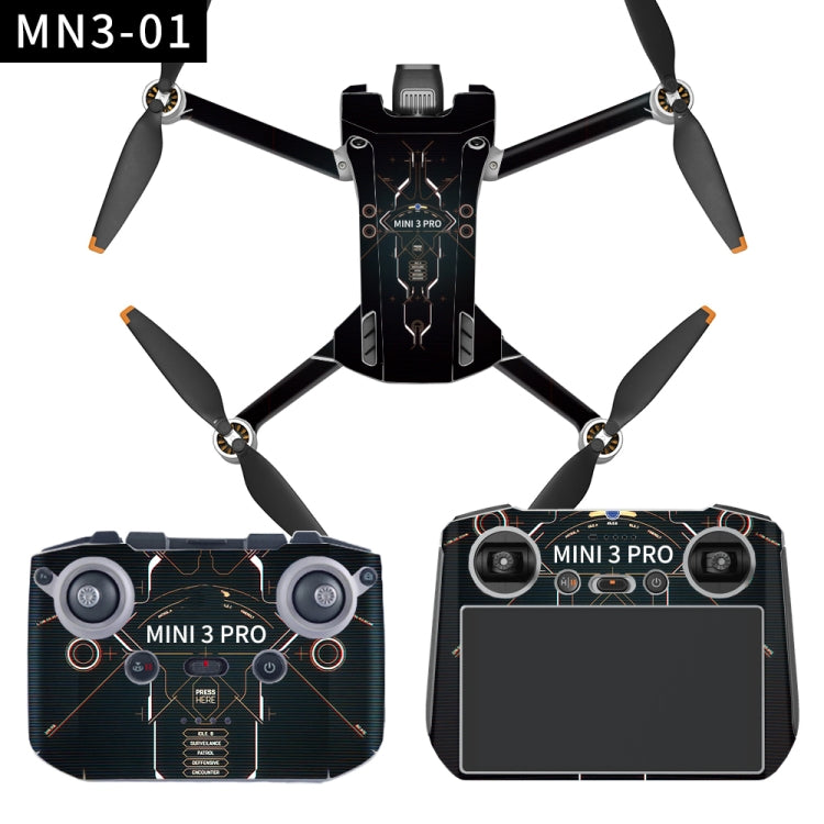 Full Surround Style Waterproof  Sticker For DJI Mini 3 Pro RC-N1 Ordinary Version(Mn3-01) -  by PMC Jewellery | Online Shopping South Africa | PMC Jewellery | Buy Now Pay Later Mobicred