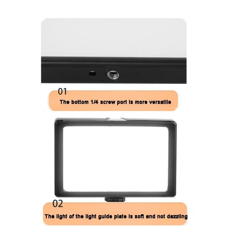 6 Inch 3200-5500K Three-color Temperature Photography Flat-panel Live Fill Light,Spec: 30cm Bracket - Selfie Light by PMC TechLife | Online Shopping South Africa | PMC TechLife | Buy Now Pay Later Mobicred