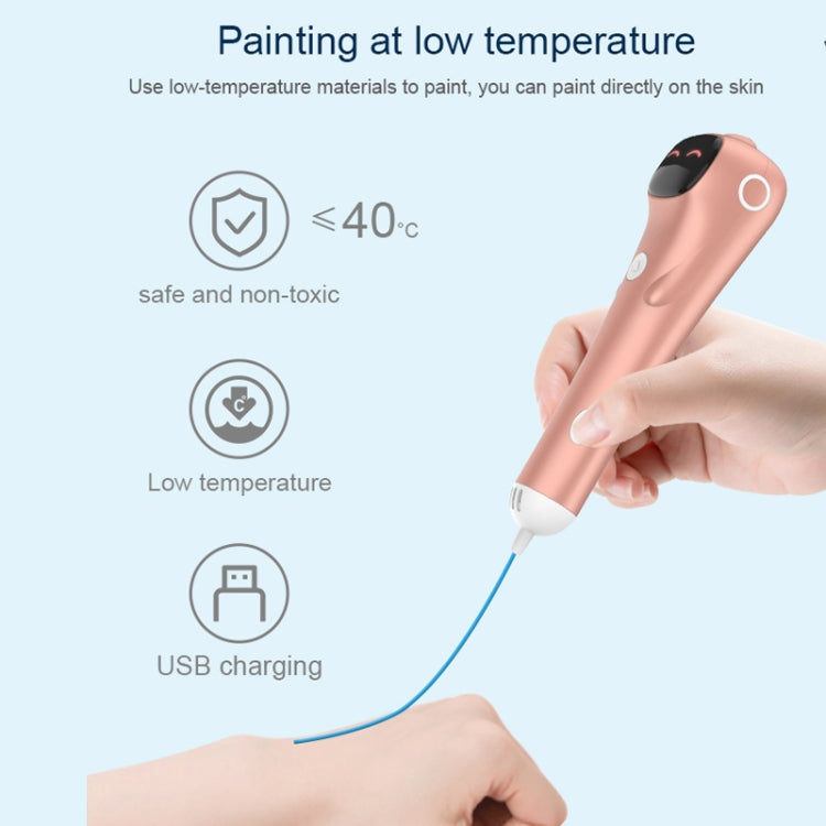 3D Printing Pen Low Temperature Painting Pen With 130m PCL(Blue) - 3D Printer by PMC Jewellery | Online Shopping South Africa | PMC Jewellery | Buy Now Pay Later Mobicred