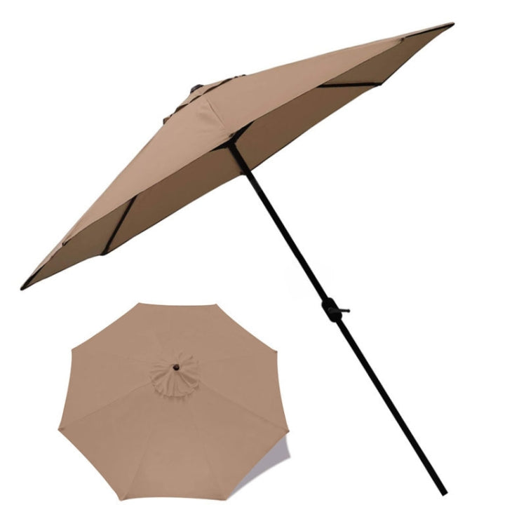 Polyester Parasol Replacement Cloth Round Garden Umbrella Cover, Size: Diameter 2.7m 8 Ribs(Black) - Patio Umbrella by PMc TechLife | Online Shopping South Africa | PMc TechLife | Buy Now Pay Later Mobicred