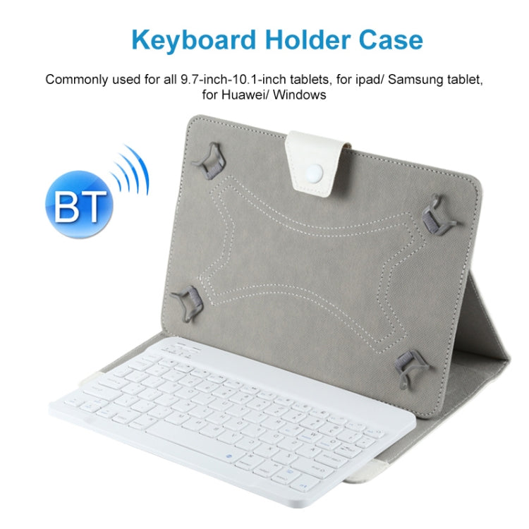 YS-001 9.7-10.1 Inch Tablets Phones Universal Mini Wireless Bluetooth Keyboard, Style:with Bluetooth Mouse(White) - Universal Keyboard by PMC TechLife | Online Shopping South Africa | PMC TechLife