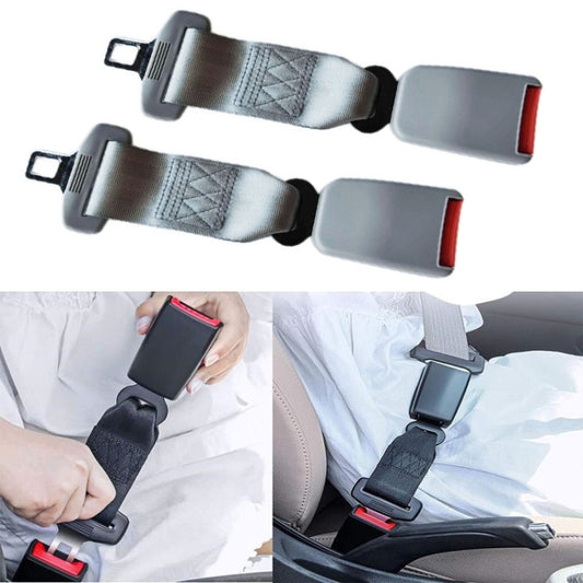 2 PCS Child And Pregnant Woman Car Seat Belt Extender, Length:26cm(Gray) - Seat Belts & Padding by PMC Jewellery | Online Shopping South Africa | PMC Jewellery | Buy Now Pay Later Mobicred