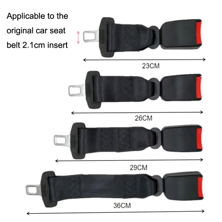 2 PCS Child And Pregnant Woman Car Seat Belt Extender, Length:26cm(Gray) - Seat Belts & Padding by PMC Jewellery | Online Shopping South Africa | PMC Jewellery | Buy Now Pay Later Mobicred