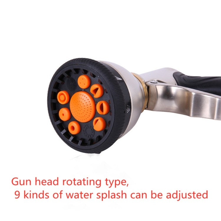 Electroplating Multifunctional High-pressure Water Gun 9 Function Front Trigger Car Wash Water Gun - Car Washer & Accessories by PMC Jewellery | Online Shopping South Africa | PMC Jewellery | Buy Now Pay Later Mobicred