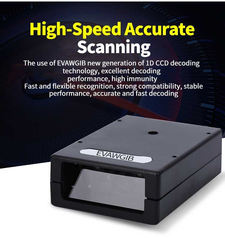 EVAWGIB DL-X720 Red Light 1D Barcode Scanning Recognition Engine, Interface:RS232 - Barcode Scanner by EVAWGIB | Online Shopping South Africa | PMC TechLife | Buy Now Pay Later Mobicred