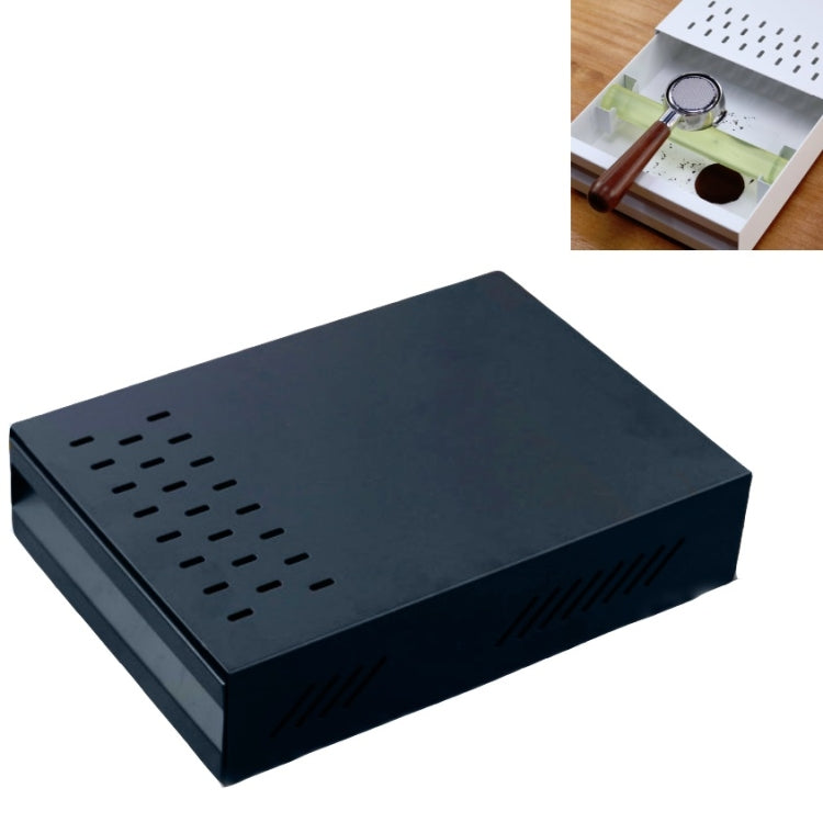 Stainless Steel Drawer Type Coffee Grounds Box Coffee Machine Supporting Equipment(Black) - free shipping - PMC TechLife - Order now!