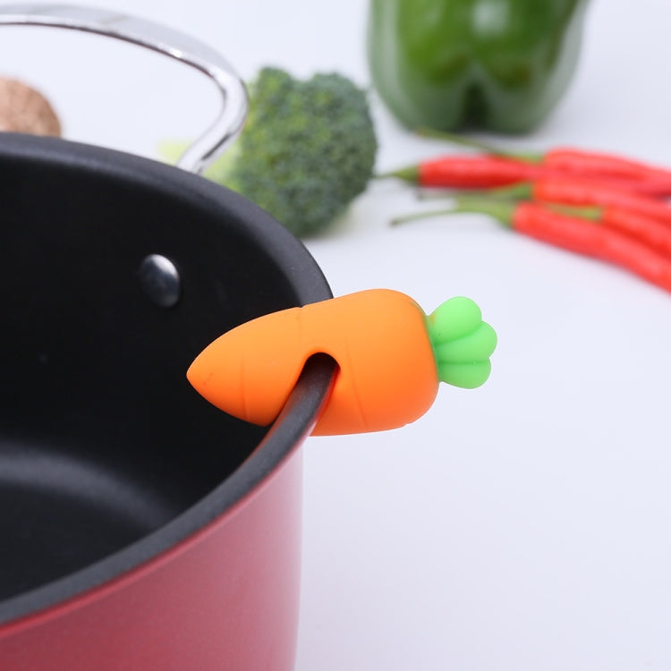 6 PCS Silicone Carrot Pot Lid Elevated Anti-overflow Device Kitchen Utility Gadget - Gadgets by PMC TechLife | Online Shopping South Africa | PMC TechLife | Buy Now Pay Later Mobicred