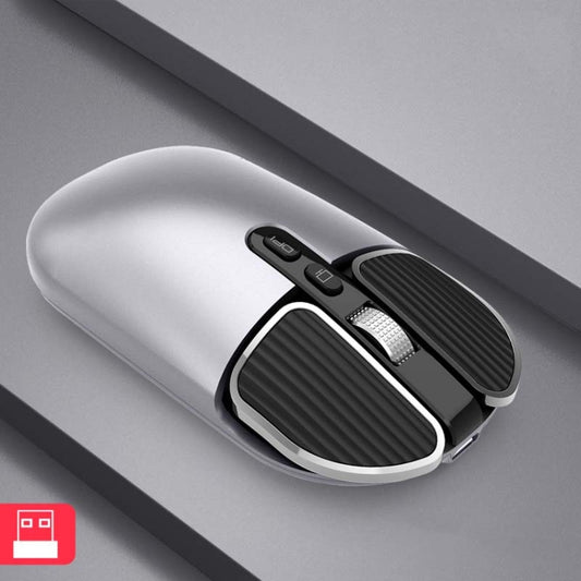 M203 2.4Ghz 5 Buttons 1600DPI Wireless Optical Mouse Computer Notebook Office Home Silent Mouse, Style:2.4G(Gray) - Wireless Mice by PMC Jewellery | Online Shopping South Africa | PMC Jewellery | Buy Now Pay Later Mobicred