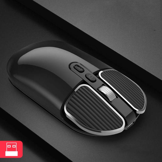 M203 2.4Ghz 5 Buttons 1600DPI Wireless Optical Mouse Computer Notebook Office Home Silent Mouse, Style:2.4G(Black) - Wireless Mice by PMC Jewellery | Online Shopping South Africa | PMC Jewellery | Buy Now Pay Later Mobicred