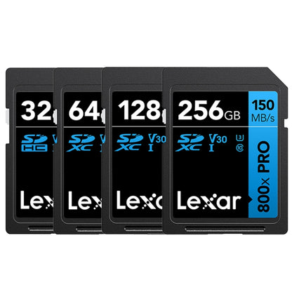 Lexar SD-800X Pro High Speed SD Card SLR Camera Memory Card, Capacity: 256GB - SD Card by Lexar | Online Shopping South Africa | PMC Jewellery | Buy Now Pay Later Mobicred