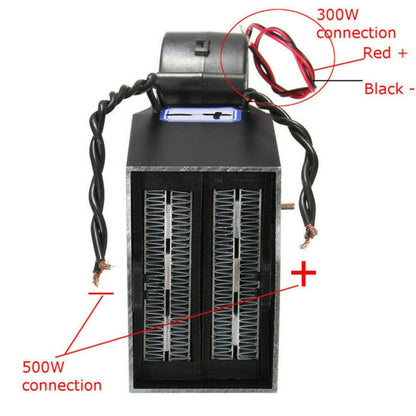 Car Heater Electric Heater Defroster Double PTC24V 300-500W - Heating & Fans by PMC Jewellery | Online Shopping South Africa | PMC Jewellery | Buy Now Pay Later Mobicred