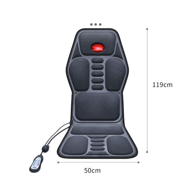 YJ-308 Car Massager Cervical Spine Neck Waist Car Home Heating Whole Body Multifunctional Massage Mat, Specification: Premium Version (24V for Trucks) - Seat Accessories by PMC Jewellery | Online Shopping South Africa | PMC Jewellery | Buy Now Pay Later Mobicred