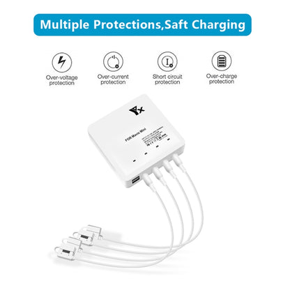 For DJI Mavic Mini Charger Battery USB 6 in 1 Hub Intelligent Battery Controller Charger, Plug Type:US Plug - Other by PMC Jewellery | Online Shopping South Africa | PMC Jewellery | Buy Now Pay Later Mobicred