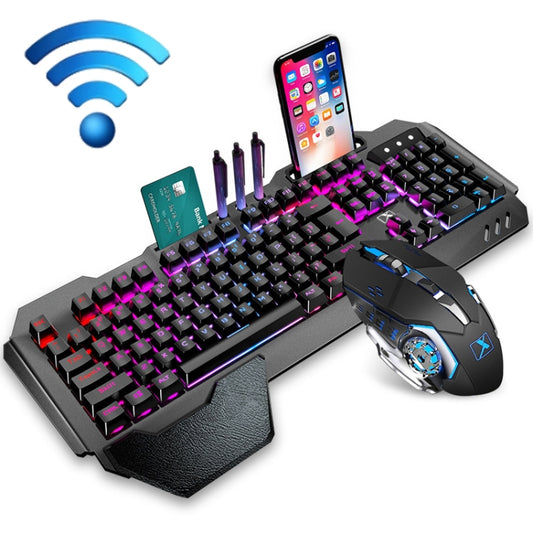 K680 RGB Rechargeable Gaming Wireless Keyboard and Mouse Set(Black) - Wireless Keyboard by PMC Jewellery | Online Shopping South Africa | PMC Jewellery | Buy Now Pay Later Mobicred