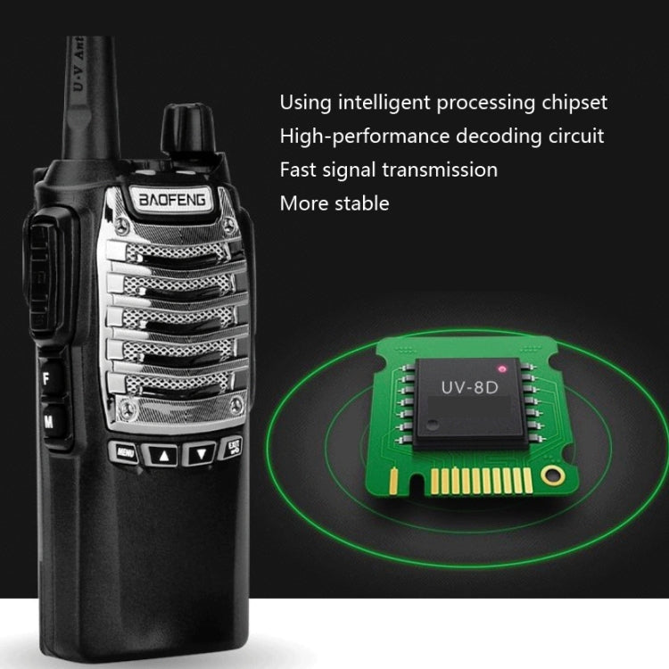 Baofeng UV-8D 8W High-power Dual-transmit Button Multifunctional Walkie-talkie, Plug Specifications:UK Plug - free shipping - PMC Jewellery - Order now!