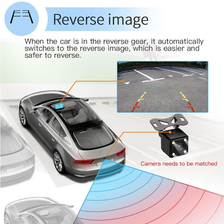 Universal Machine Android Smart Navigation Car Navigation DVD Reversing Video Integrated Machine, Size:10inch 2+16G, Specification:Standard - Car DVD by PMC TechLife | Online Shopping South Africa | PMC TechLife | Buy Now Pay Later Mobicred