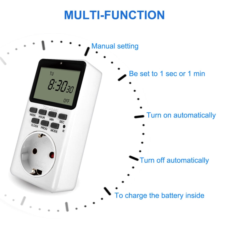 Charging Smart Switch Timing Socket(US Plug -110V 60Hz 15A) - Smart Socket by PMC Jewellery | Online Shopping South Africa | PMC Jewellery | Buy Now Pay Later Mobicred