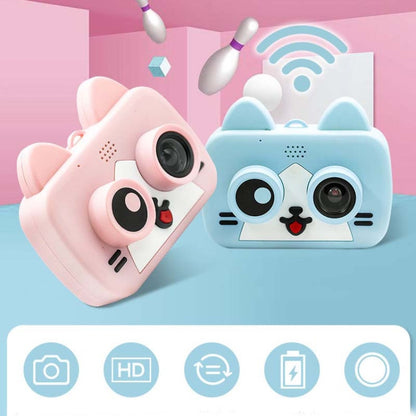 12MP 2.0 inch IPS High-definition Screen WiFi Cute Cartoon Fun Children Photography Digital Camera(Pink) - Children Cameras by PMC Jewellery | Online Shopping South Africa | PMC Jewellery | Buy Now Pay Later Mobicred