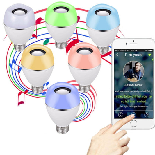 E27 LED Music Bulb Smart Colorful Remote Control Wake Up Light, Color temperature: APP Multi-link Music Light - Smart Light Bulbs by PMC Jewellery | Online Shopping South Africa | PMC Jewellery | Buy Now Pay Later Mobicred