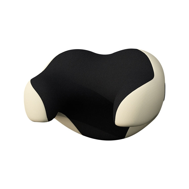 U-shaped Car Headrest Car Memory Foam Neck Pillow(Apricot Black) - Seat Accessories by PMC Jewellery | Online Shopping South Africa | PMC Jewellery | Buy Now Pay Later Mobicred