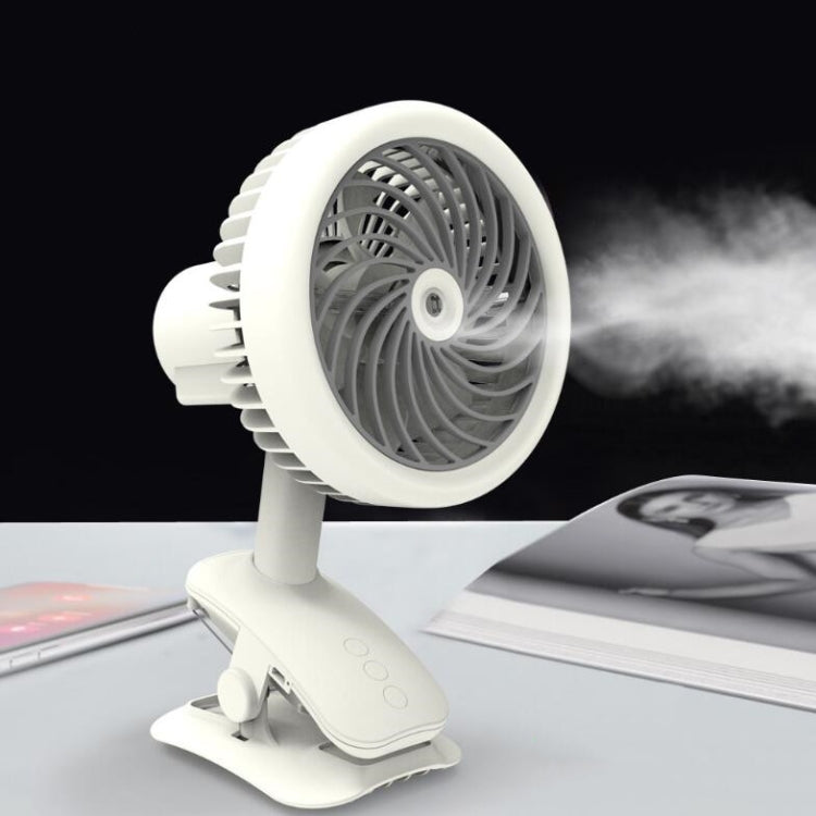 Desktop Office Small Fan USB Charging Clip Fan(White) - free shipping - PMC Jewellery - Order now!