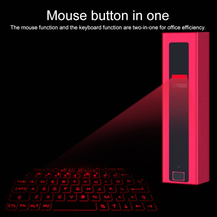 F2 Portable Lipstick Laser Virtual Laser Projection Mouse And Keyboard(Silver) - Laser Keyboard by PMC Jewellery | Online Shopping South Africa | PMC Jewellery | Buy Now Pay Later Mobicred