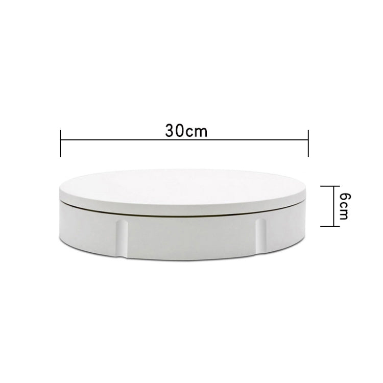 30cm Remote Control Speed Electric Turntable Sample Display Stand, Specification:UK Plug(Black) -  by PMC TechLife | Online Shopping South Africa | PMC TechLife | Buy Now Pay Later Mobicred