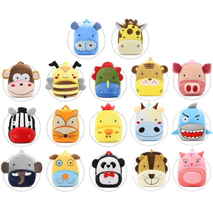 Kids 3D Animal Velvet Backpacks Children Cartoon Kindergarten Toys Gifts School Bags(Monkey) - Kids Bags by PMC Jewellery | Online Shopping South Africa | PMC Jewellery